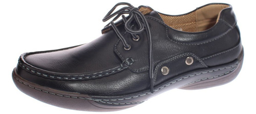 Zapato Casual Negro Modelo Italiano Art. 8ask38005black