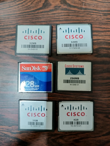 Compack Flash Cisco 32,64,128,256,512, 1gb,4gb