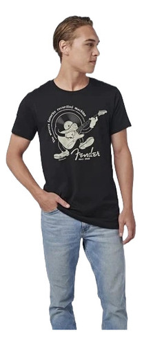 Camiseta Masculina Fender Recording Machine Original