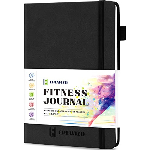 Fitness Journal Tapa Dura Planificador De Entrenamiento...