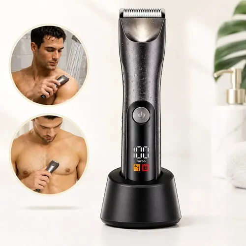 Armazém Mlt Aparador De Pelos Masculino Corpo Barba Cabelo Lâmina Cerâmica À Prov