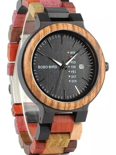 Reloj De Madera De Mujer Bobo Bird. Incluye Lentes De Regalo