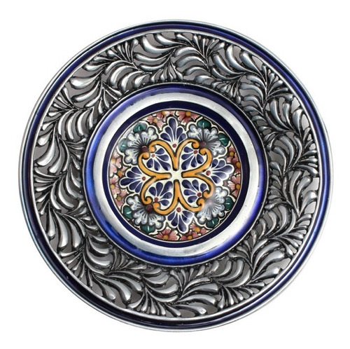 Plato Decorativo Con Pewter I Alonso Luis I Talavera