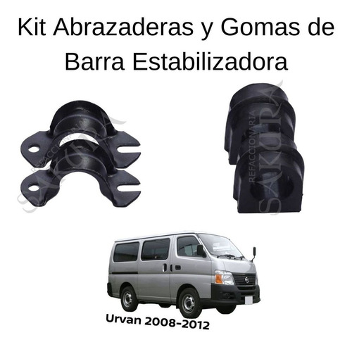 Abrazaderas Y Bujes Barra Estabilizadora Urvan 2010