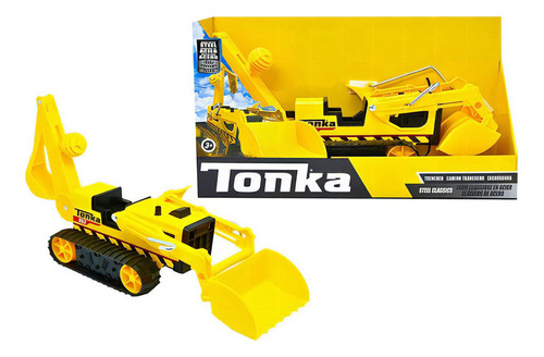 Camion Tonka Gigante De Acero Hecho Para Uso Rudo Y Durar Color Amarillo Personaje Camion Excavadora