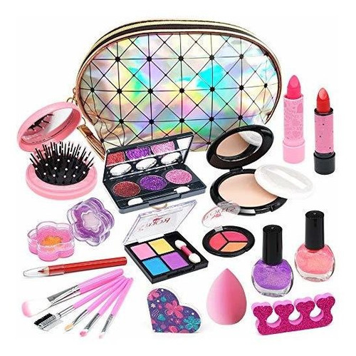 Imagen 1 de 7 de Maquillaje Lavable Para Niños Y Niñas Kit De Maquillaje P
