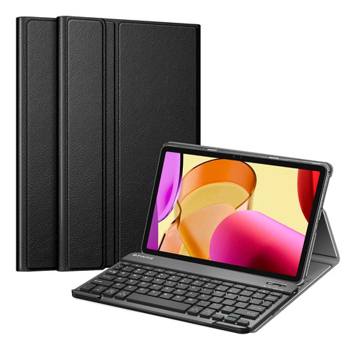 Funda Con Teclado Fintie Para Fire Max 11 Color Negro
