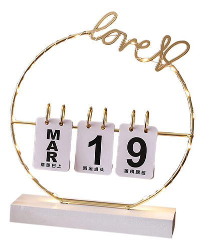Calendario Del Día De San Valentín Con Amor Base Blanca