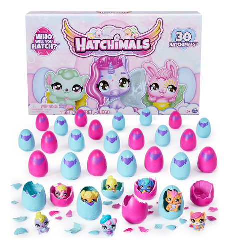 Hatchimals Colleggtibles, Paquete De 30 Huevos Sorpresa Par.