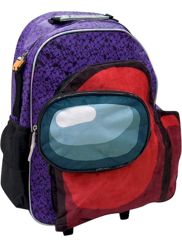 Mochila Among Us 18 Pulgadas Carro Calidad Cresko