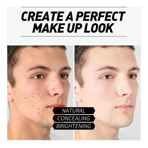 Crema De Maquillaje Lazy Para Hombre, 50 G, Reduce El Brillo