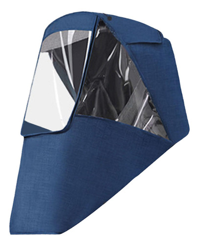 Funda De Lluvia Para Cochecito Accesorio Impermeable Azul