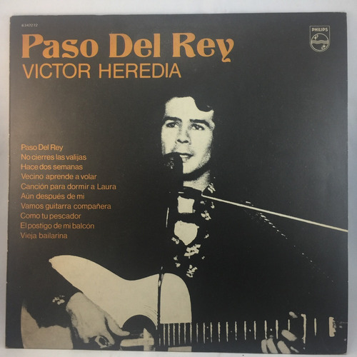 Victor Heredia - Paso Del Rey - Vinilo Lp