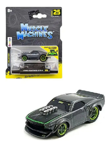 Miniatura Carro Ford Mustang Rtr-x 1/64 Maisto 15565 Maisto Cor Preto