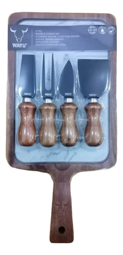Set Aperitivo Premium Wayu - 5 Piezas, Tabla De Picoteo