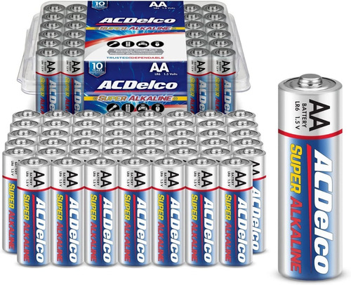 Bateria Pila Aa Doble A Acdelco Pack 50 Unidades