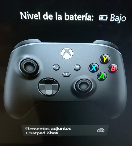 Teclado Microsoft Xbox One Series X Chatpad Negro Control (Reacondicionado)