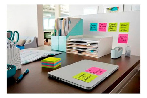 Notas Adhesivas 3m Post-it Cubo 3 Colores 76x76cm