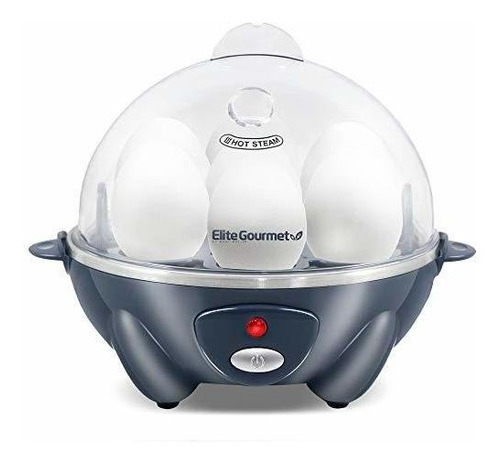 Elite Gourmet Egc007bg Easy Electric, Capacidad Para 7 Huevo