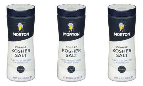 Sal Kosher Morton Salt, 16 Onzas (paquete De 3)