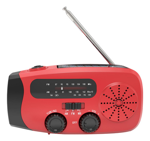 Cargador De Linterna Manual De Emergencia Radios, Versión Ue