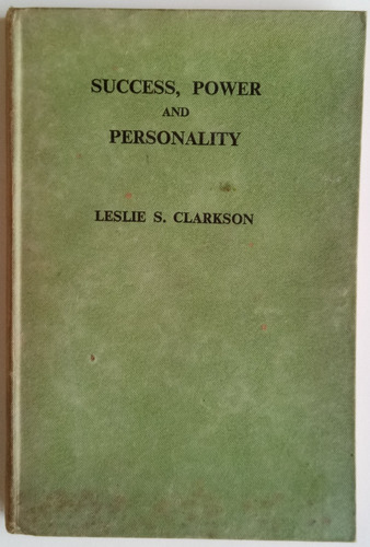 Success Power Personality Leslie S. Clarkson Thorsons Libro