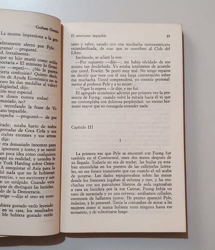 Graham Greene - El Americano Impasible Ed Emece (Usado)