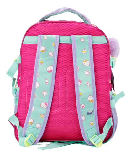 Mochila Escolar Primaria Hello Kitty De Ruz Multicolor Hello Kitty