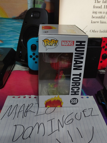 Human Torch Funko Pop 4 Fantásticos Más Mj (Usado)