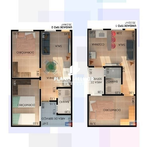 Imagem 2 de 11 de Apartamento Para Venda No Bairro Jardim Penha, 2 Dormitórios, 1 Vaga, 40 M2.ap1426 - Ap1426