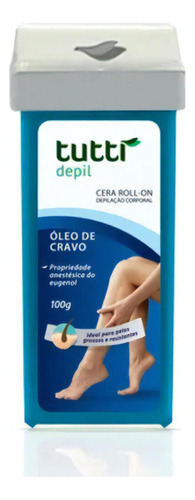 Cera Refil Roll-on Óleo De Cravo Tutti Depil 100g Ja