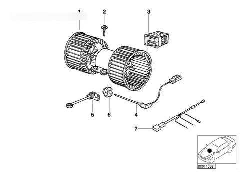 Sensor De Temperatura Del Evaporador Bmw E31/32/34/36/38