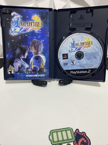 Final Fantasy X Ps2 + Caja De Disco Final Fantasy X-2 (Usado)