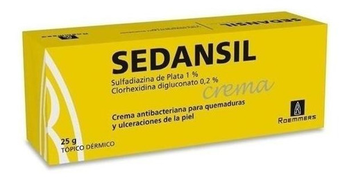 Sedansil Crema 25 Gr | Quemaduras