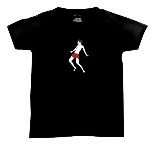 Charly García Salto Pileta Ilustracion - Remera 