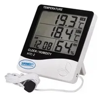 Comprar Termohigrômetro Medidor Temperatura Digital C Cabo Supermedy