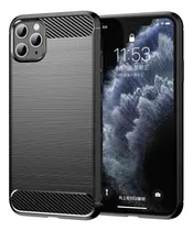 Comprar Forro Funda Para iPhone 11 Pro Max Acabados Fibra Carbono