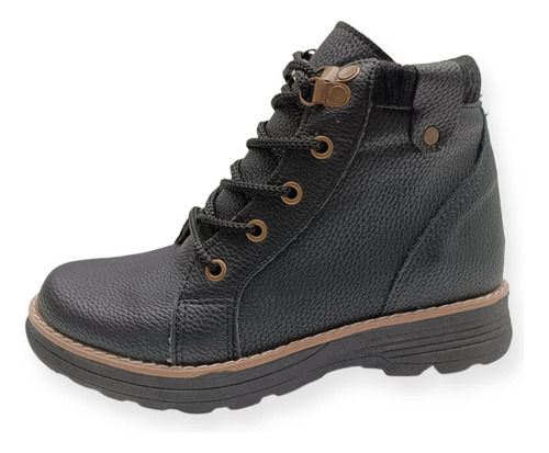 Borcegos Boston Modessa Mujer Bota Botitas Cuero Ecológico