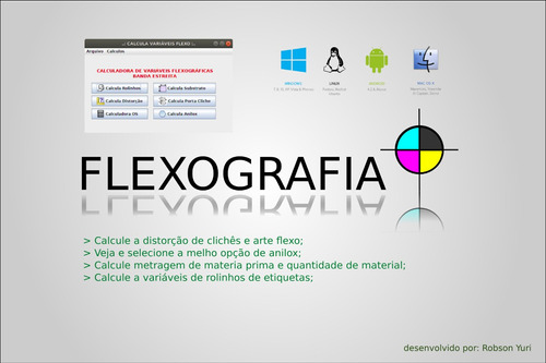 Software Flexografia Calcula Variáveis Flexo Etiquetas