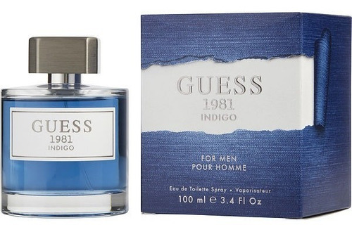 Perfume 1981 Indigo Para Hombre De Guess Edt 100ml Original