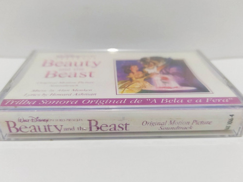 Fita K7 Beauty And The Beast (a Bela E A Fera) Disney Nova