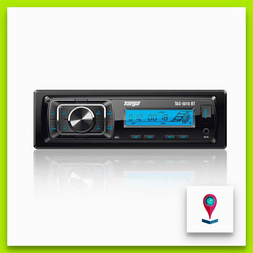 Estéreo para auto Targa TAG-5018BT con USB, bluetooth y lector de tarjeta SD