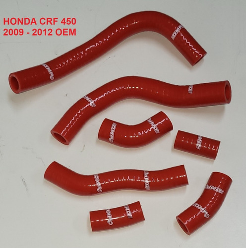 Kit Mangueras De Radiador Silicona Honda Crf 450 09 12 Oem