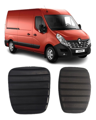 Par Capa Pedal Freio Embreagem Renault Master 2014 2015 2016