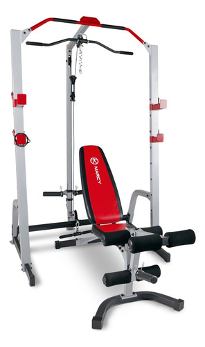 Jaula Power Rack Deluxe Con Banco Marcy Md-8851r