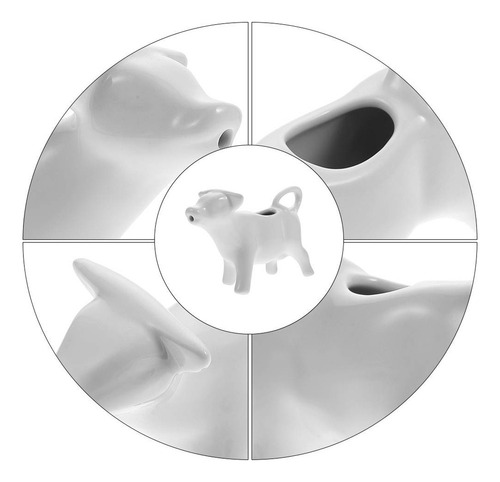 Jarra De Cerámica Para Leche Con Forma De Animales, 2 Unidad