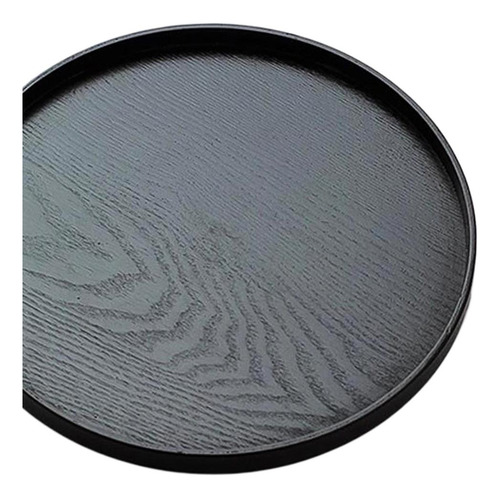 Cuenco De Madera Y Negro Juego De 2 Fruteros Platos Para