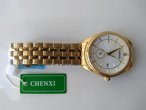Relógio Masculino Original Dourado Casual A Pronta Entrega