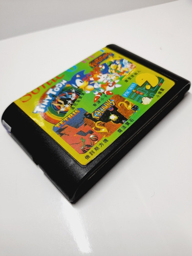 Mega Drive 5em1. Sonic, Tiny Toon, Flintstones, Tetris, Etc. (Usado)