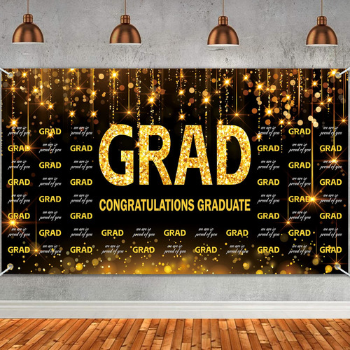 Cartel Graduacion 2023 Congrats Grad Banner Para Decoracion